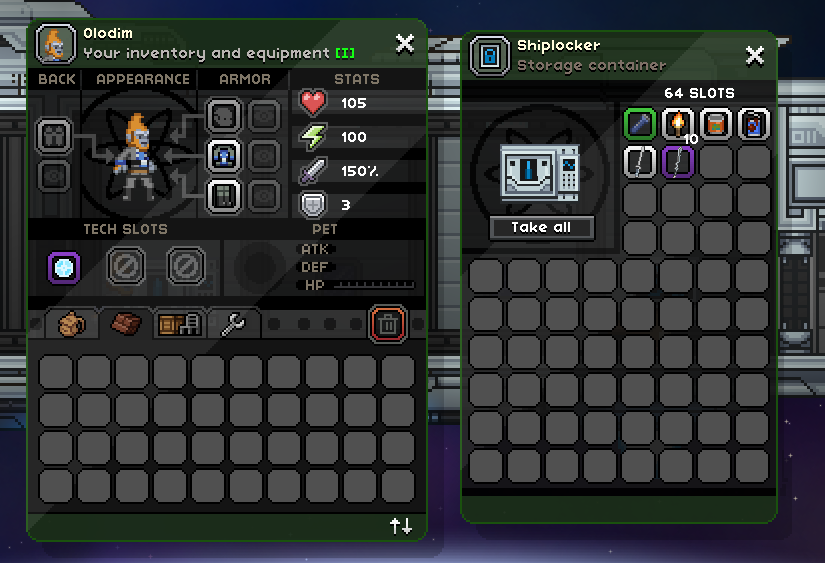 starbound character inventory editor